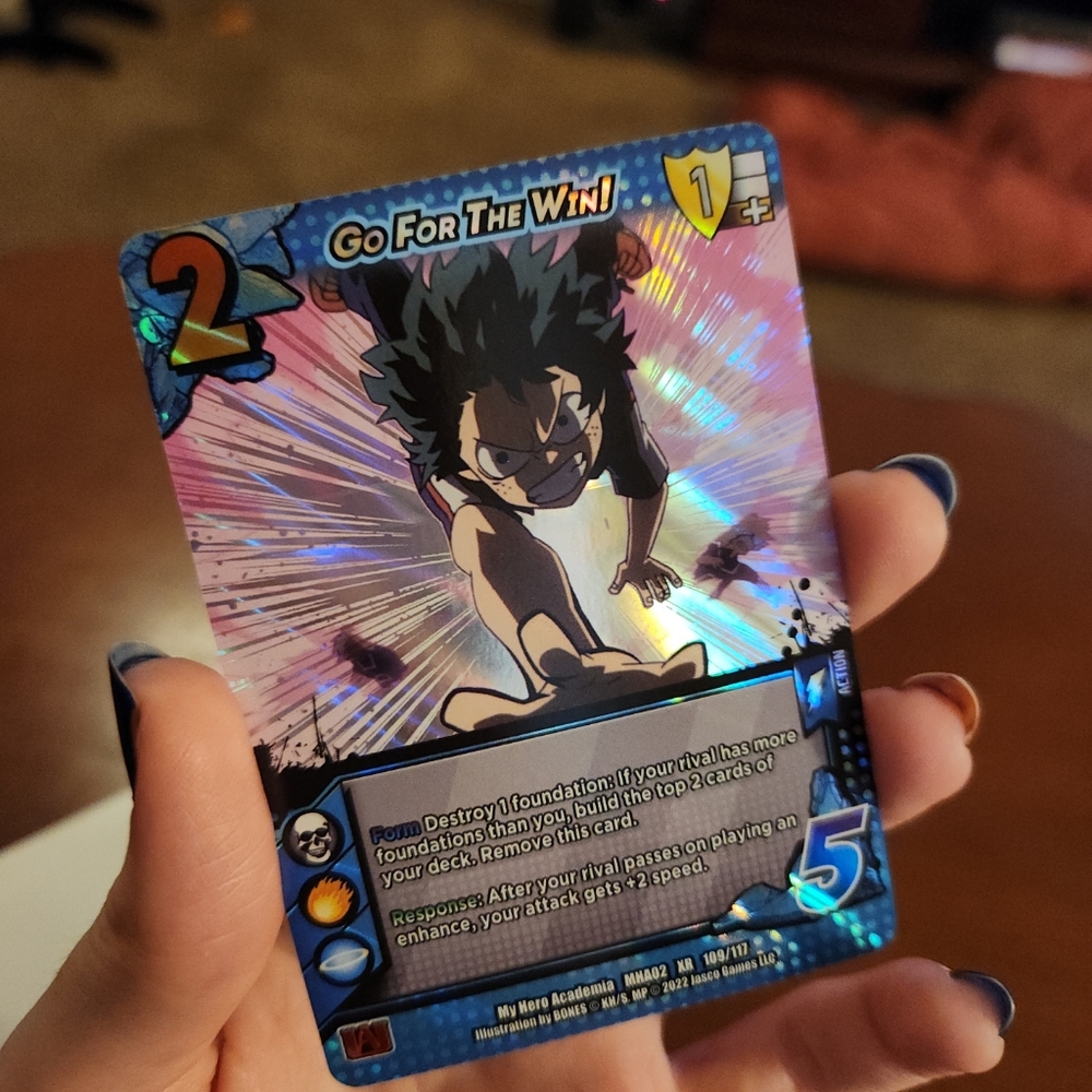 GO FOR THE WIN! XR MHA: The Card Game